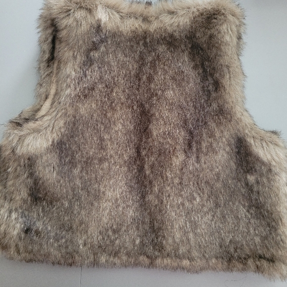 Carter's Brown Faux Fur Vest - Picture 3 of 3